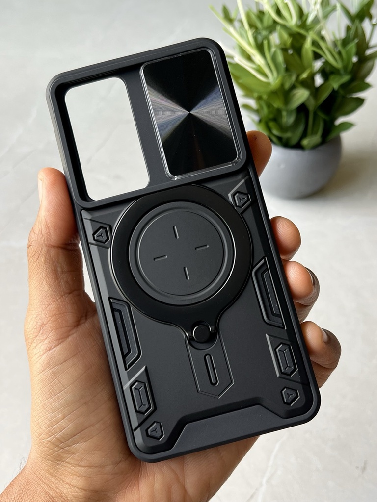 Xiaomi 12T / 12T Pro / K50 Ultra / Forro Anillo Metalico An1 / Negro