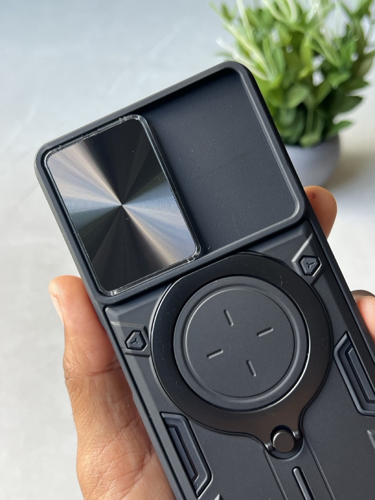 Xiaomi Redmi Note 10 Pro / Note 10 Pro Max / VERSION GLOBAL- M2101K6G / Forro Anillo Metalico An1 / Negro