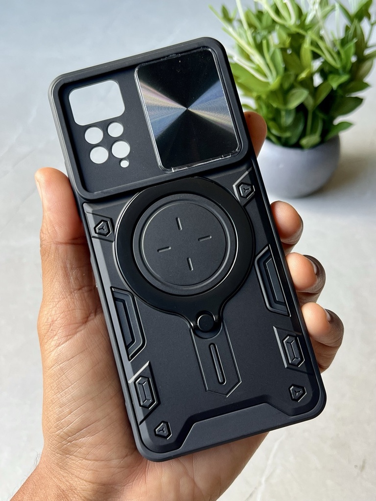 Xiaomi Redmi Note 11 Pro 4G / Note 11 Pro 5G / Note 12 Pro 4G /  Forro Anillo Metalico An1 / Negro
