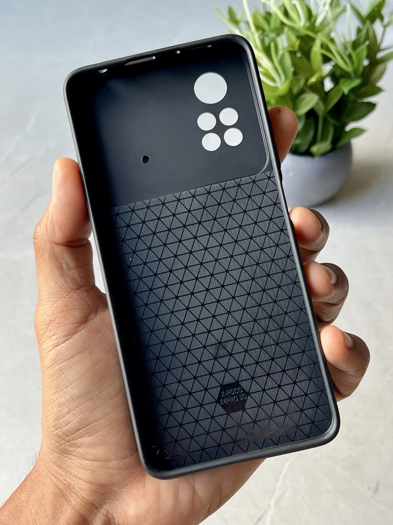 Xiaomi Poco X4 Pro 5G / Forro Anillo Metalico An1 / Negro