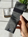 Billetera Cartera Tarjetero de Lujo para Caballero 3 en 1 / Modelo iwantit / Gris