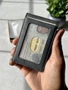 Billetera Cartera Tarjetero de Lujo para Caballero 3 en 1 / Modelo iwantit / Gris