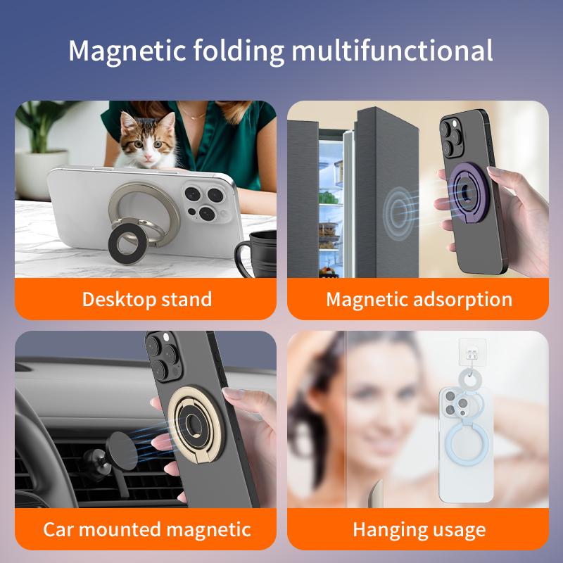 Soporte, Anillo Magnetico Magsafe, Iman doble cara / Modelo A2