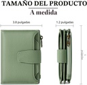 Billetera Tarjetero Cartera Monedero para Dama / Modelo D1 / Negro