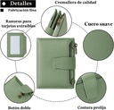 Billetera Tarjetero Cartera Monedero para Dama / Modelo D1 / Negro