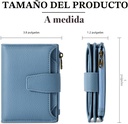Billetera Tarjetero Cartera Monedero para Dama / Modelo D1 / Negro