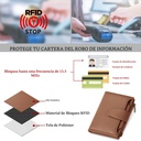 Billetera Tarjetero Cartera Monedero para Dama / Modelo D1 / Negro