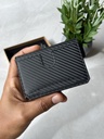 Billetera Cartera Tarjetero de Lujo para Caballero Iwantit Horizontal / Modelo iwh1 / Fibra de Carbono