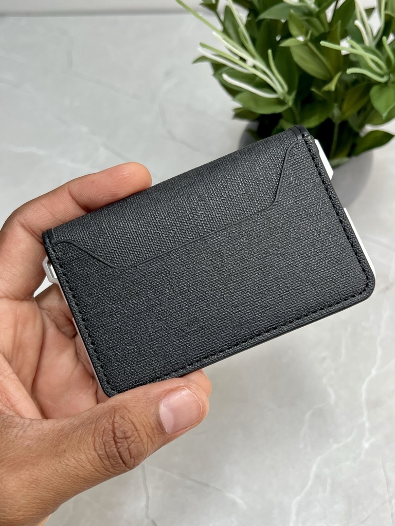 Billetera Cartera Tarjetero para Caballero / Modelo CBX / Plateada