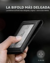 Billetera Cartera Tarjetero de Lujo para Caballero 3 en 1 Marca iwantit / Modelo iwV1 / Negro