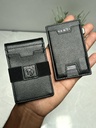 Billetera Cartera Tarjetero de Lujo para Caballero 3 en 1 Marca iwantit / Modelo iwV1 / Negro