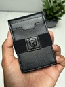 Billetera Cartera Tarjetero de Lujo para Caballero 3 en 1 Marca iwantit / Modelo iwV1 / Negro