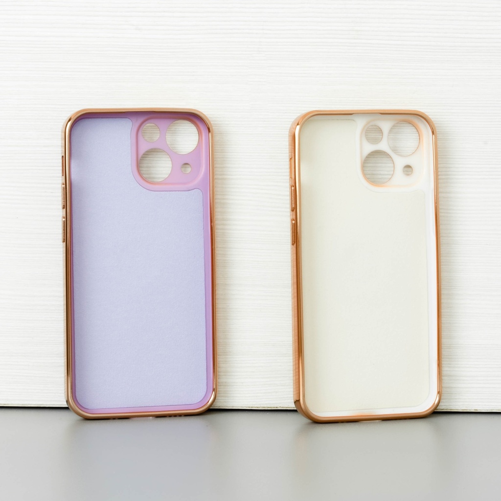 Funda Case para iPhone 13 Mini Ahumado con Anillo Celeste