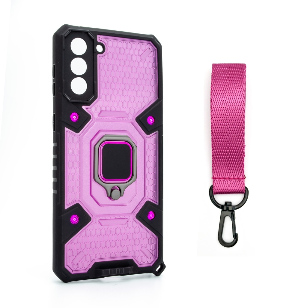 Samsung Galaxy S21 Plus / Forro Space Ring / Color Fucsia