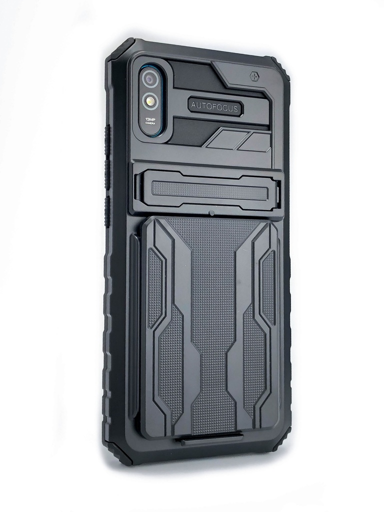 Xiaomi Redmi 9A / Redmi 9AT / Redmi 9 AT / Forro Tarjetero con Stand
