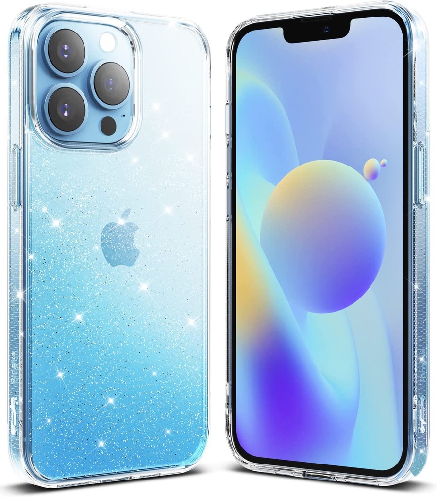 Iphone 13 Pro / Forro Ringke Air / Transparente Escarchado