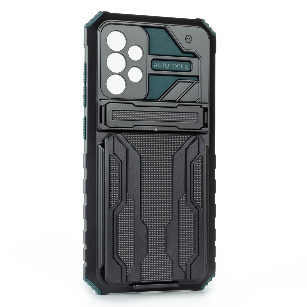 Samsung Galaxy A72 5G / Forro Tarjetero con Stand / Verde