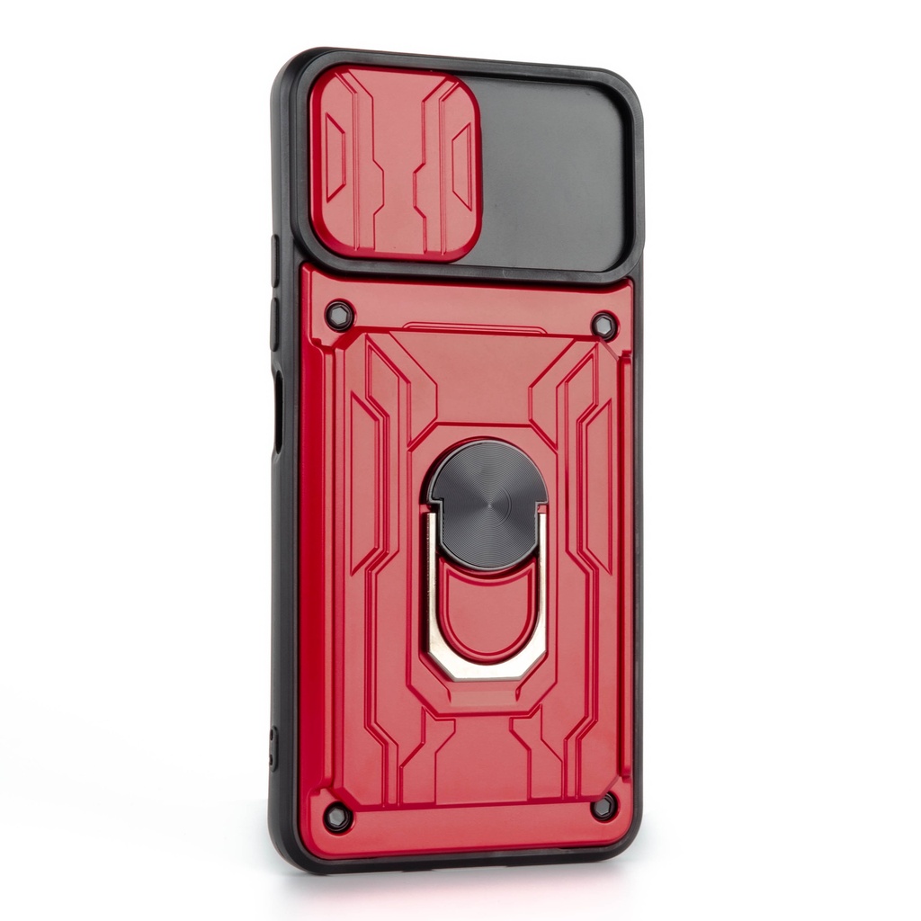 Xiaomi Mi 11 Lite / Xiaomi 11 lite 5G / 11 Lite NE / Forro Tarjetero con Anillo / Rojo