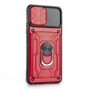 Xiaomi Mi 11 Lite / Xiaomi 11 lite 5G / 11 Lite NE / Forro Tarjetero con Anillo / Rojo