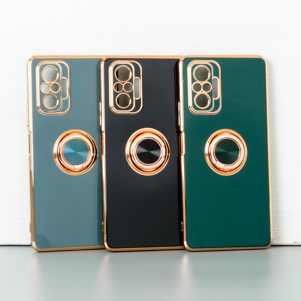 Xiaomi Redmi Note 10 Pro / Note 10 Pro Max/ VERSION GLOBAL- M2101K6G / Forro Galvanizado con Anillo