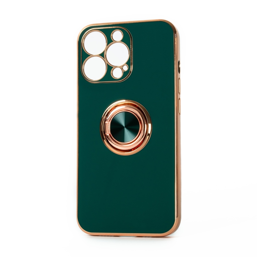 iPhone 13 pro / Forro Galvanizado con Anillo