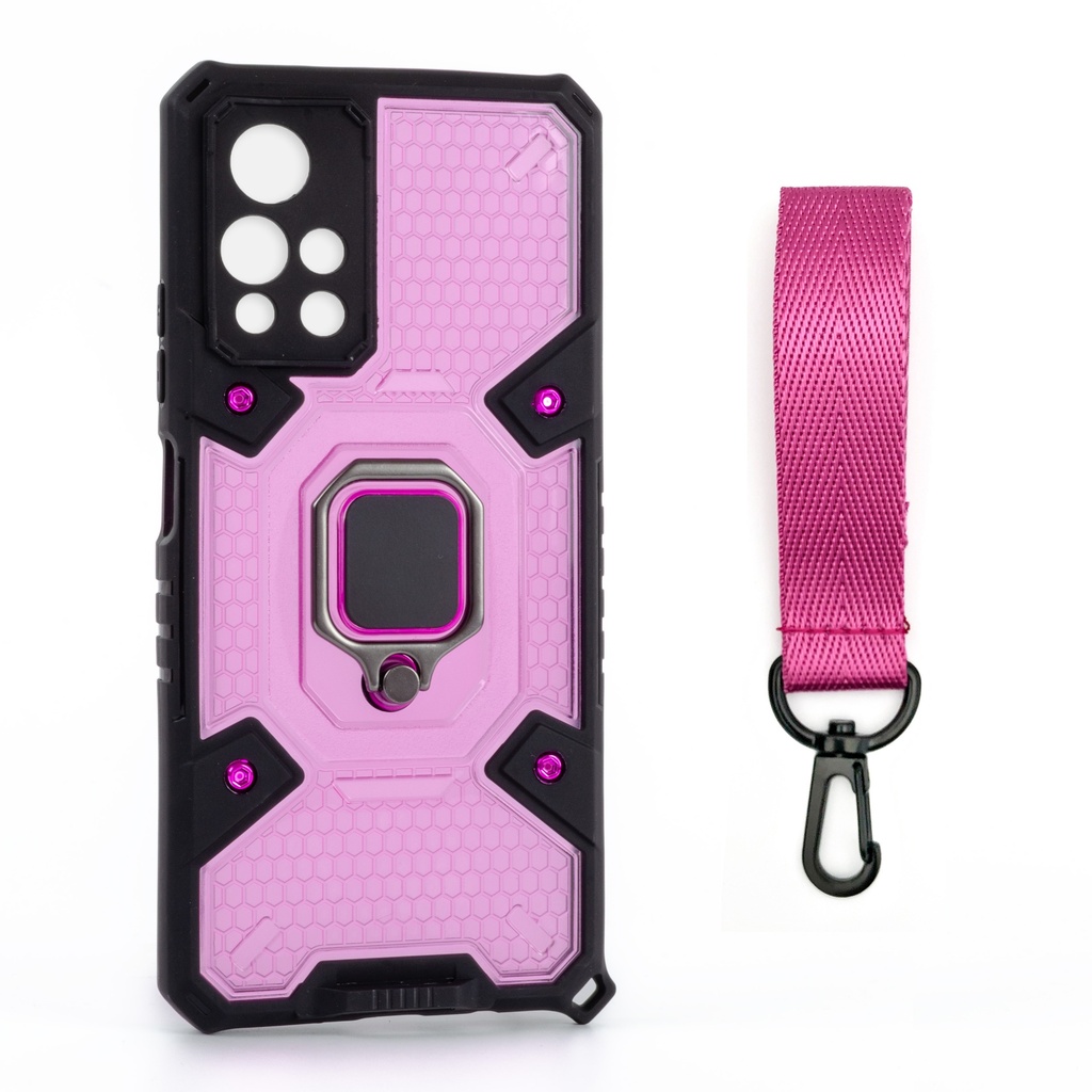 Xiaomi Redmi Note 11 5G / Note 11S 5G / Poco M4 Pro 5G / Forro Space Ring / Fucsia