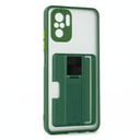 Xiaomi Redmi Note 10 4G / Note 10S 4G / Poco M5S 4G / Note 11 SE (India) / Forro Tarjetero Transparente / Verde