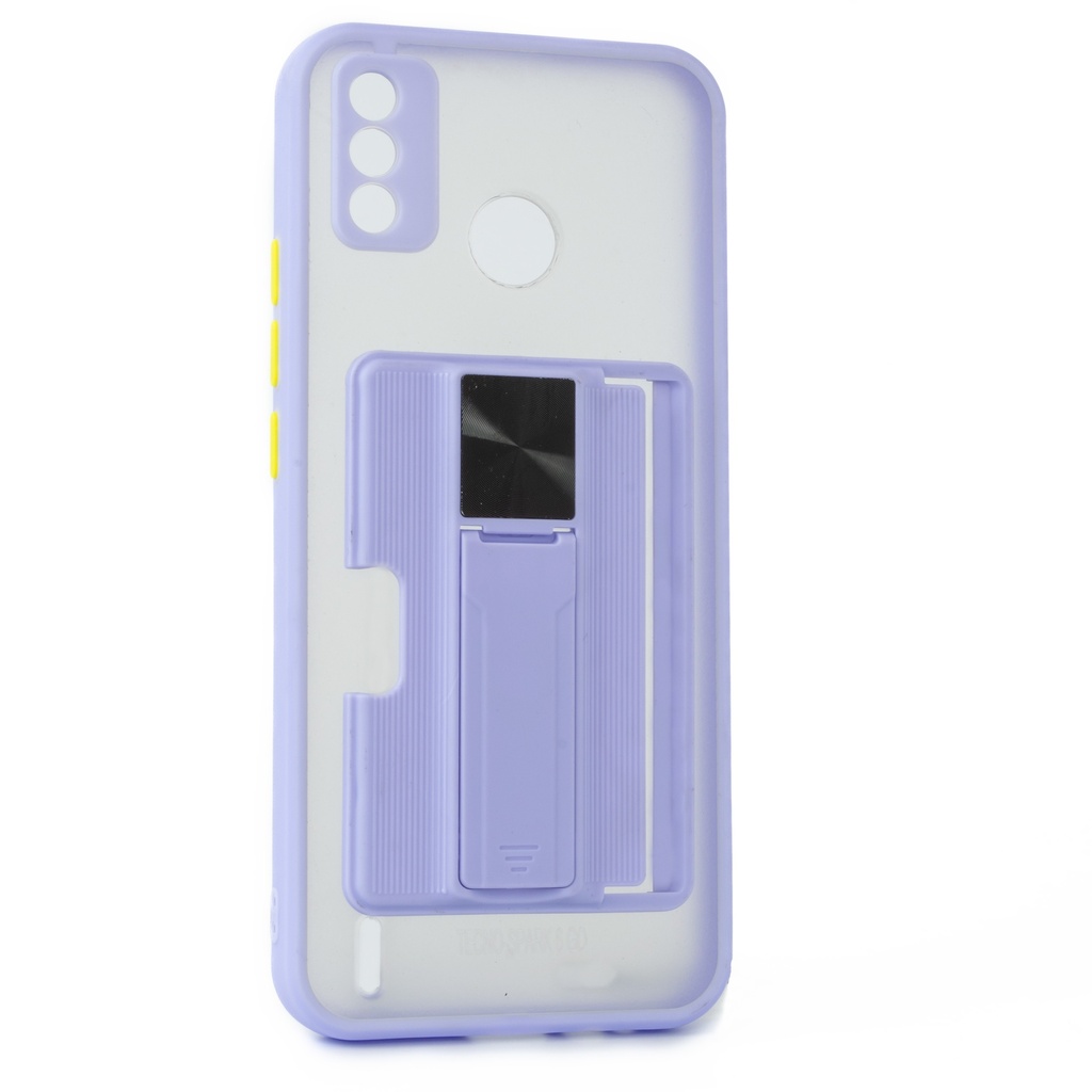 Tecno Spark 6 GO / Forro Tarjetero Transparente