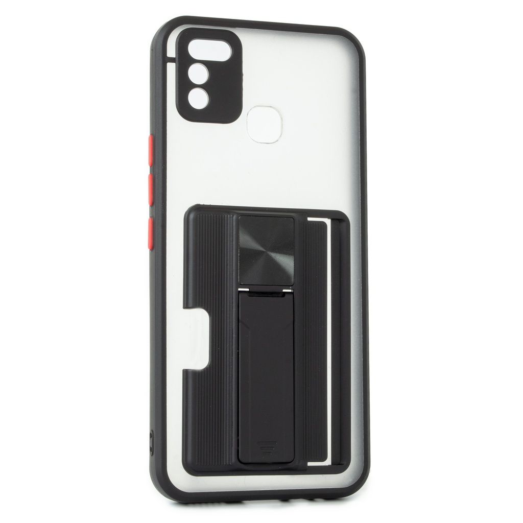 Infinix Hot 10 Lite / Forro Tarjetero Transparente