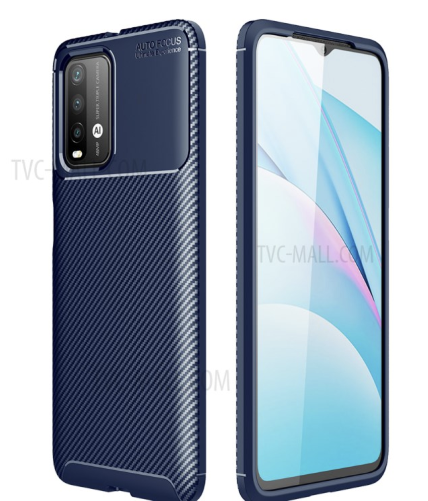 Samsung Galaxy A53 5G / Forro Fibra de Carbono / Color Azul
