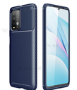 Xiaomi Redmi 9A / Redmi 9AT / Redmi 9 AT / Forro Fibra de Carbono / Azul
