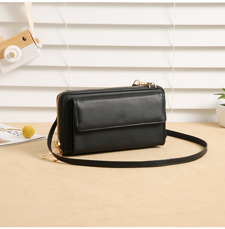Bolso Horizontal Monedero de Cuero para Dama Modelo 9070