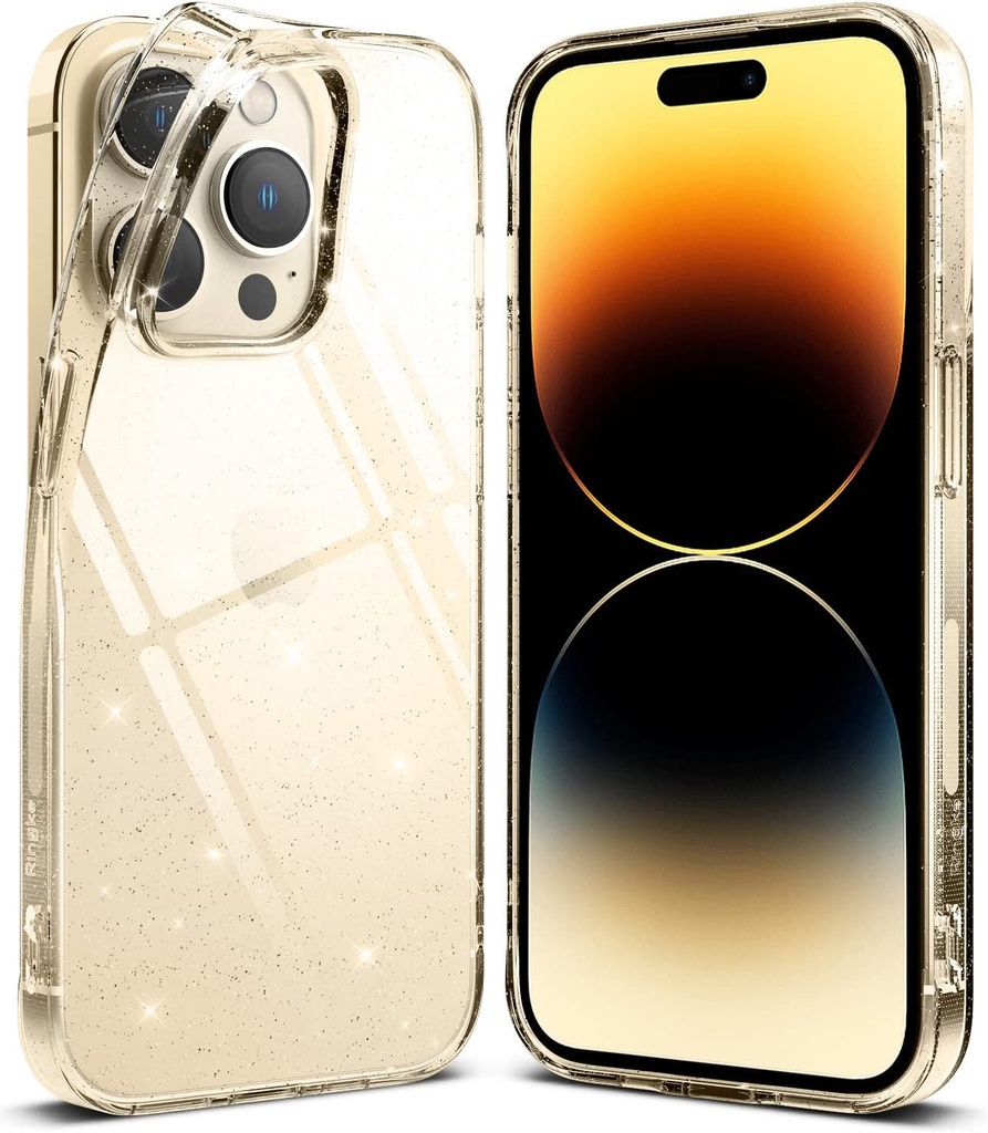 Iphone 14 Pro / Forro Ringke Air / Transparente Escarchado