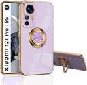 Xiaomi Mi 12T / 12T Pro / K50 Ultra / Forro Galvanizado con Anillo /Lila