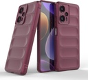 Xiaomi Poco F5 / Note 12 Turbo / Forro Ondulado / Vinotinto