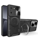 Tecno Pova 5 /  Forro Anillo Metalico / Negro