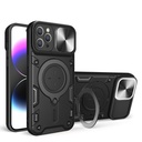 Iphone 14 /  Forro Anillo Metalico An1 / Negro