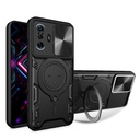 Xiaomi Poco F3 / Forro Anillo Metalico / Negro