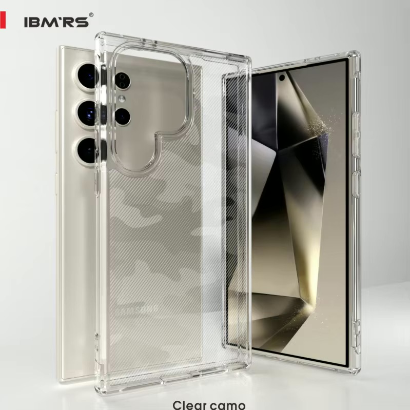 Samsung Galaxy S21 Ultra /  Forro Ibmrs Transparente Camuflaje