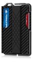 Billetera Cartera Tarjetero para Caballero / Modelo CBX / Fibra de carbono
