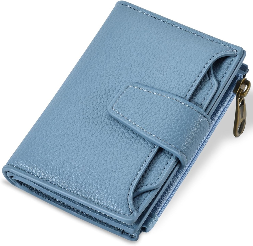 Billetera Tarjetero Cartera Monedero para Dama / Modelo D1 / Azul