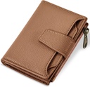 Billetera Tarjetero Cartera Monedero para Dama / Modelo D1 / Marron
