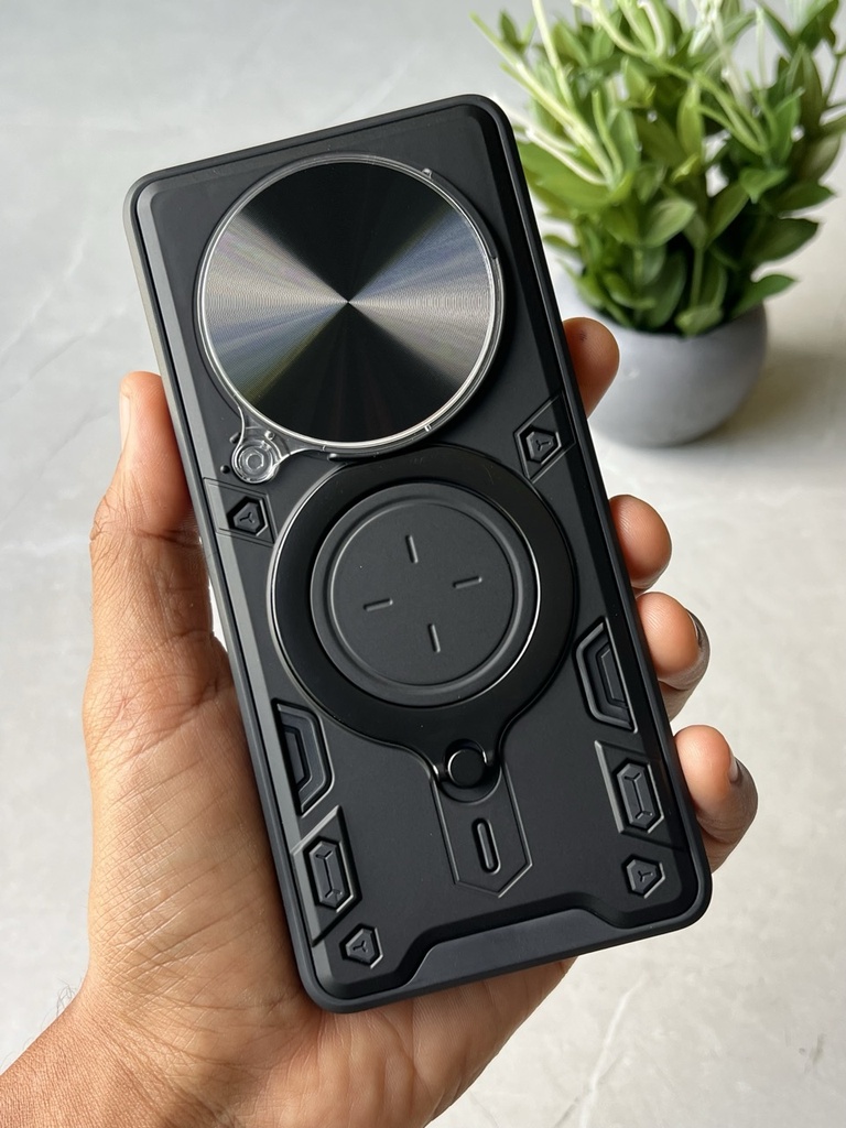 Honor Magic 8 lite / Forro Anillo Metalico An1 / Negro