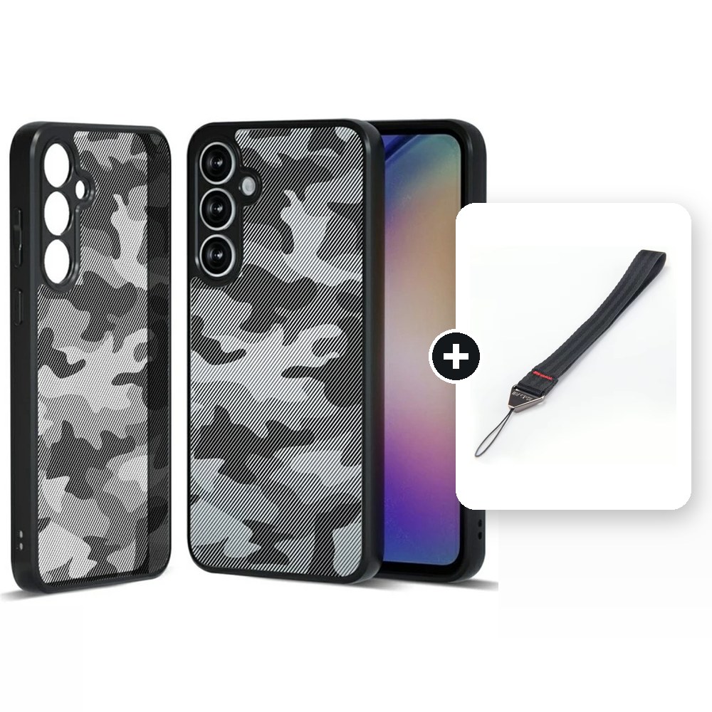 [Combo] Samsung Galaxy A56 5G / Forro Ibmrs Camuflaje + Cuerda Corta