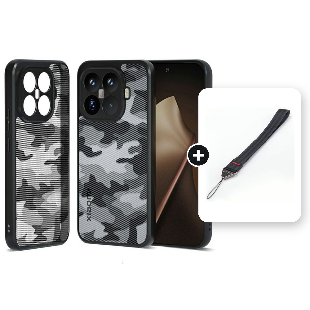 [Combo] Xiaomi 15T Pro 5G / Forro Ibmrs Camuflaje + Cuerda Corta