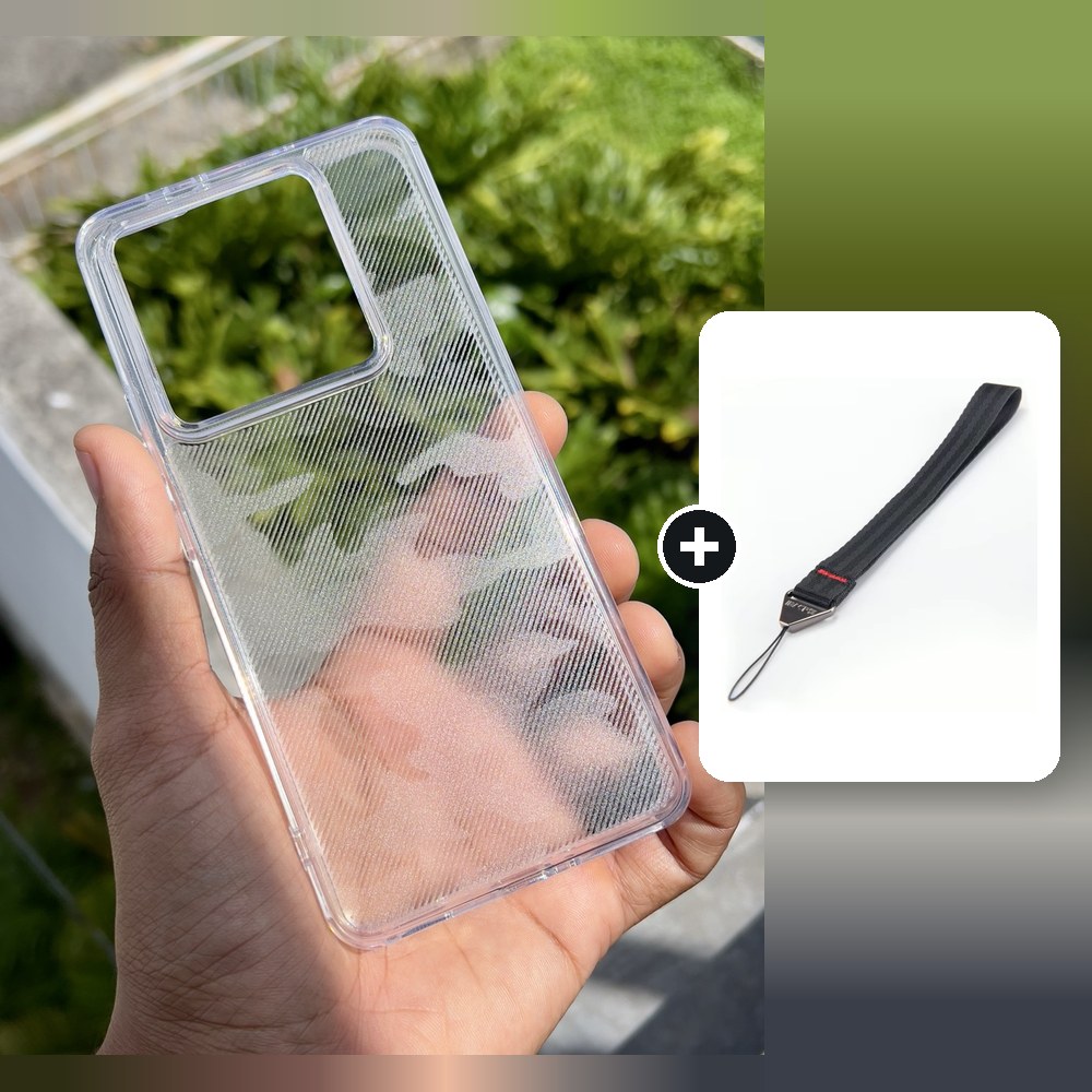 [Combo] Xiaomi 14T Pro / Mi 14T Pro / Forro Ibmrs Transparente Camuflaje + Cuerda Corta