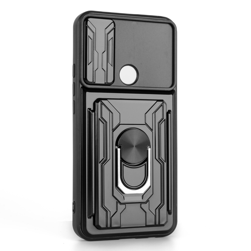 Huawei Y9 Prime 2019 / Forro Tarjetero con Anillo