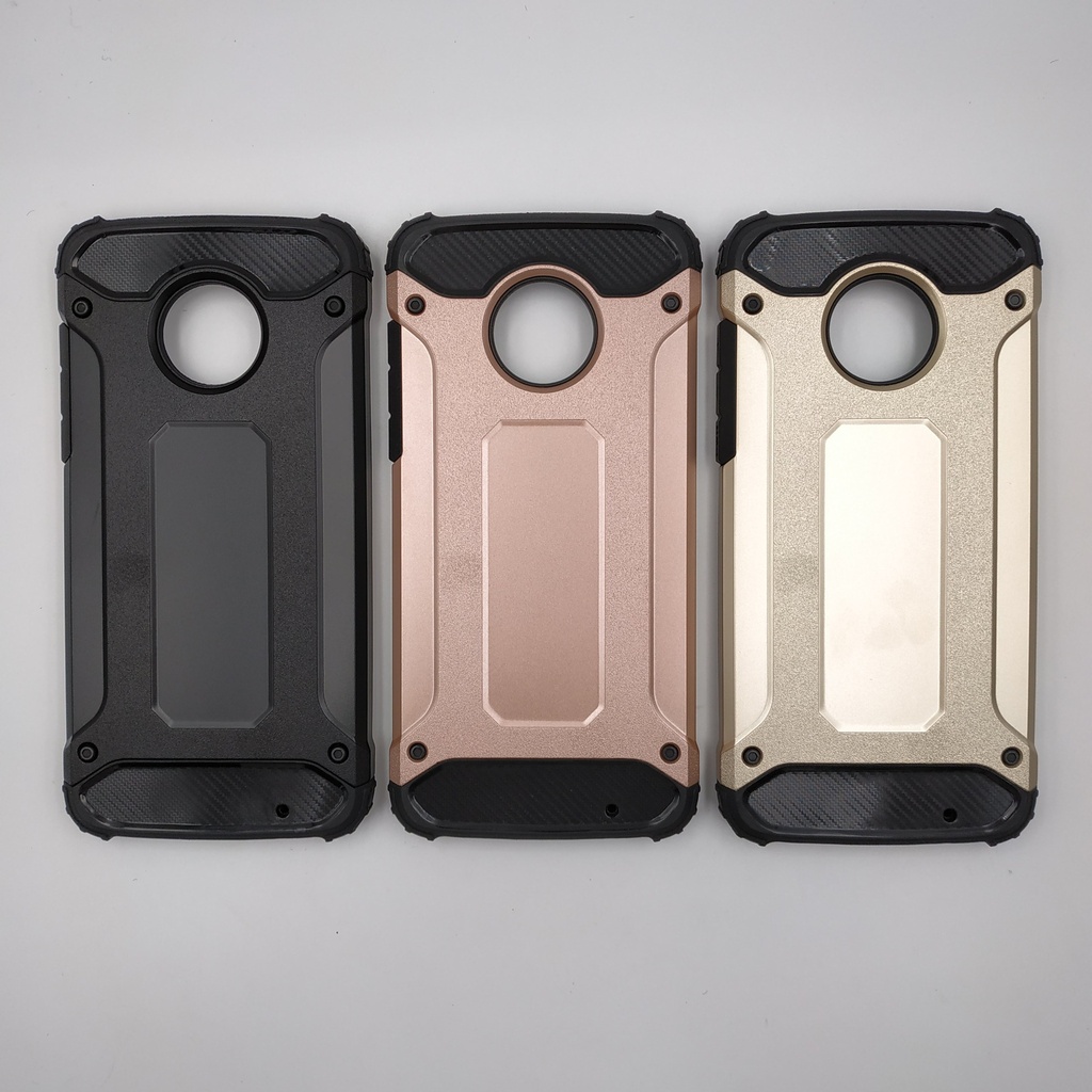 Motorola Moto G6 Plus / Forro Antigolpes Bronce