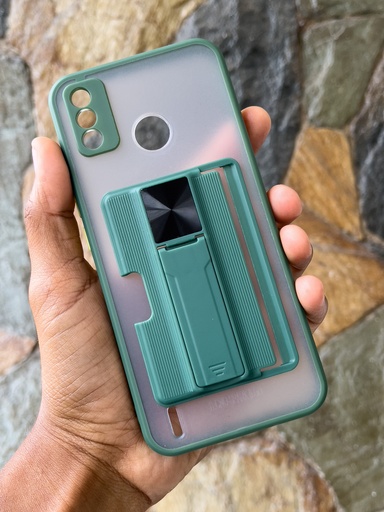 Tecno Spark 6 GO / Forro Tarjetero Transparente