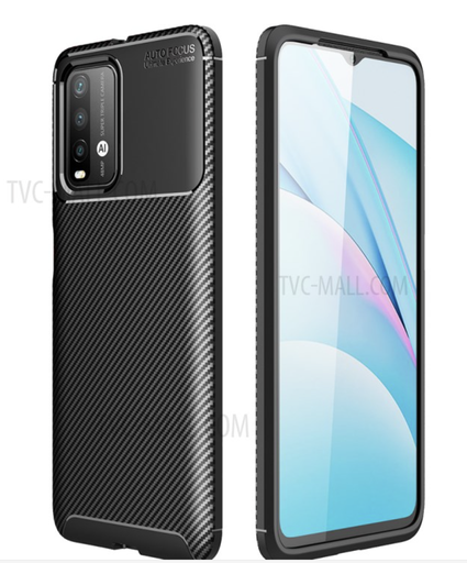 Samsung Galaxy A03 Core / Forro Fibra de Carbono azul